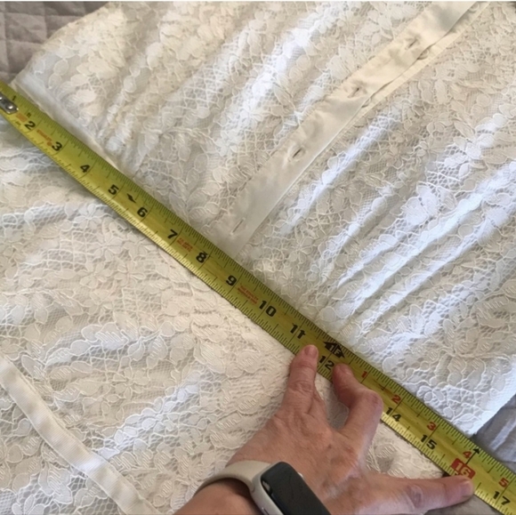 Nanette Lepore Preppy White Floral Lace Cotton Dress. Quiet Luxury. Size 8 - Picture 9 of 12